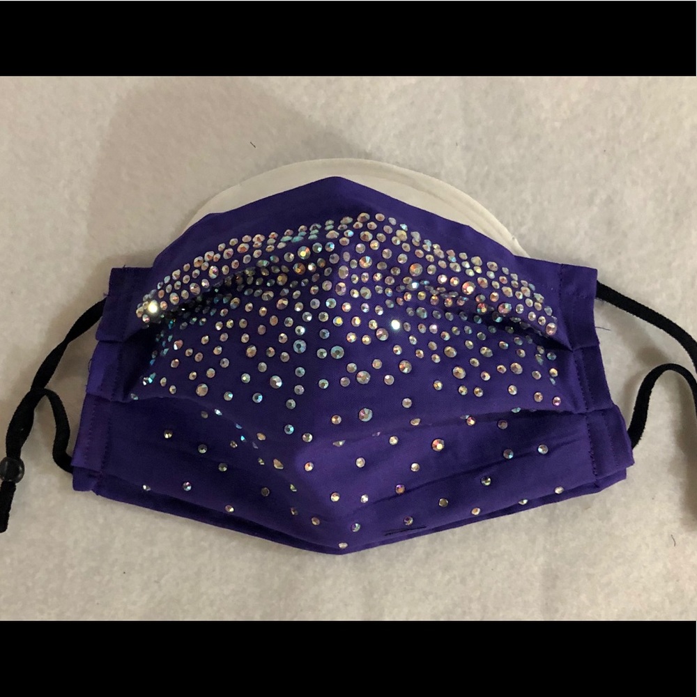 Full bling face mask